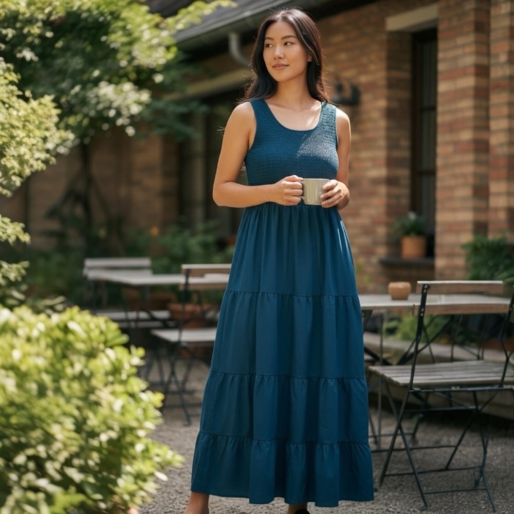 Women’s Summer Casual Long Dress size L